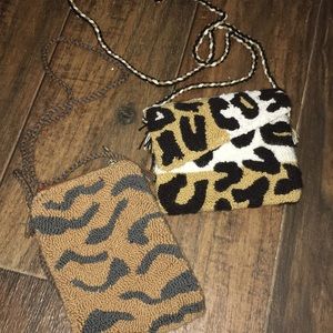 Two Wayuu cheetah bags for the price of one!!